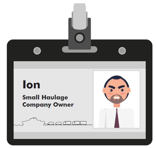 Ion small haulage company owner