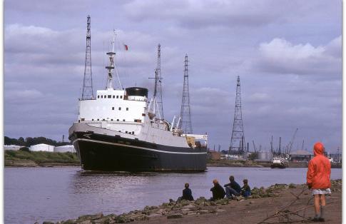 Preston Docks MV Ionic RoRo Ferry